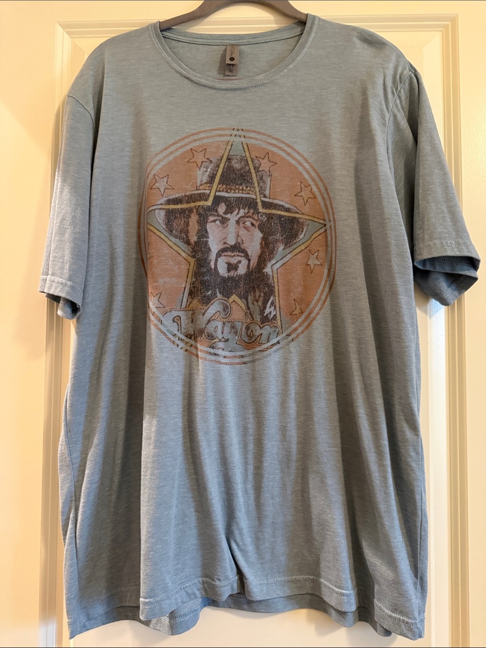 Next Level Apparel Light Heathered Blue “Waylon” Short Sleeve Tee